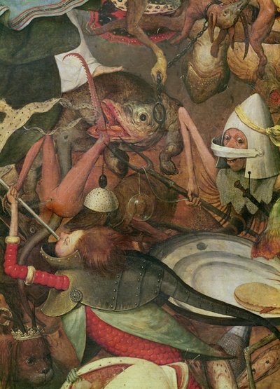 The Fall of the Rebel Angels (detail), 1562 by Pieter Bruegel the Elder